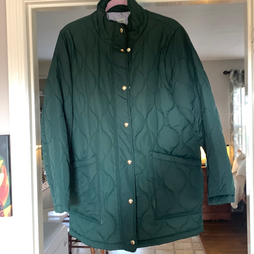 J crew puffy coat